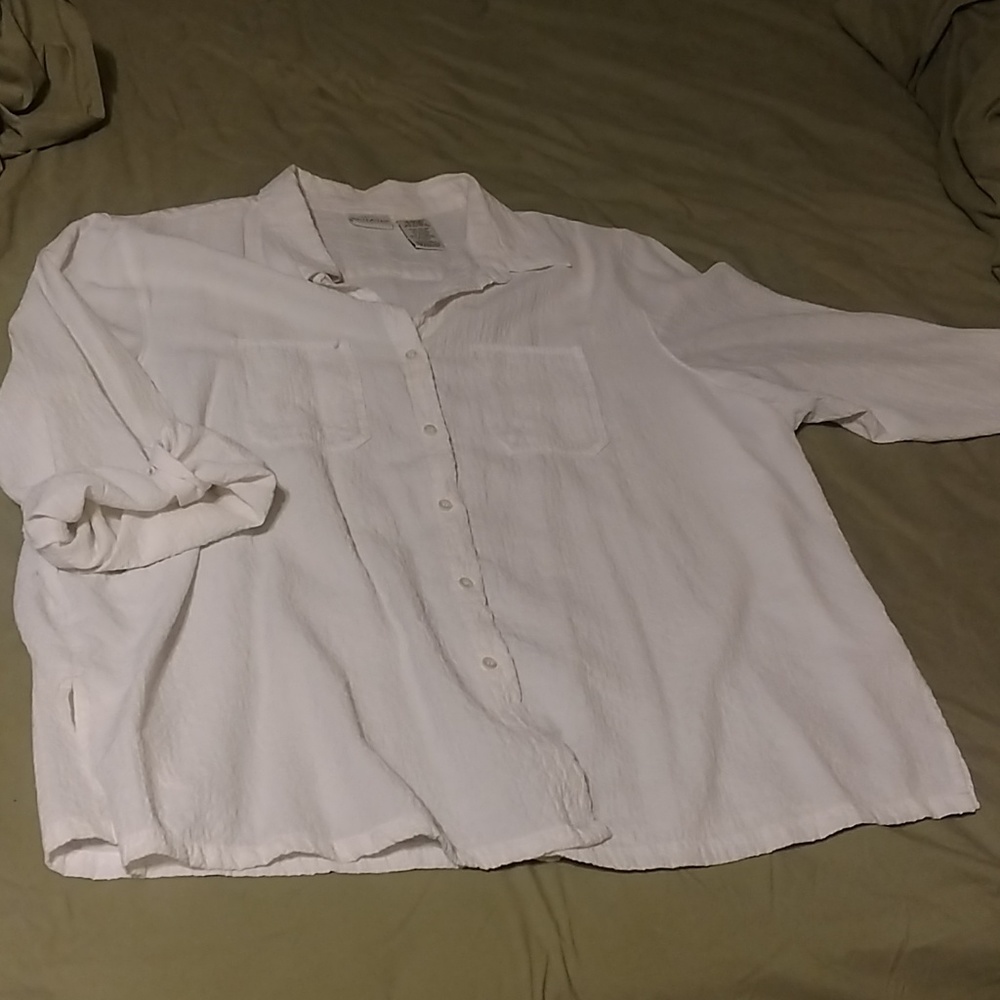 White Stag krinkle shirt